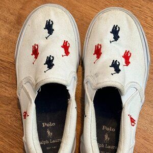 Boys Polo Ralph Lauren Slip in Boat Shoes - Size 11